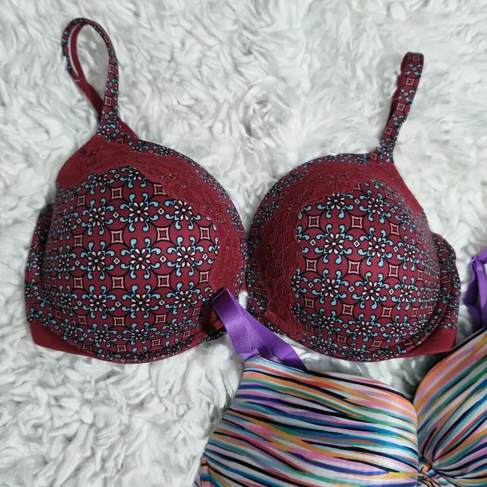 Victoria's Secret Plunge Push-up Bra Bundle 38DD